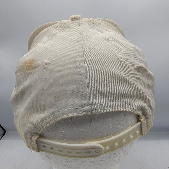 Vintage The Red Dog Saloon Juneau Alaska White Hat Cap Laborers Local 652 Pin - Picture 3 of 10